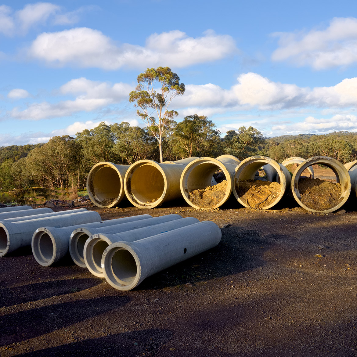 Concrete pipes